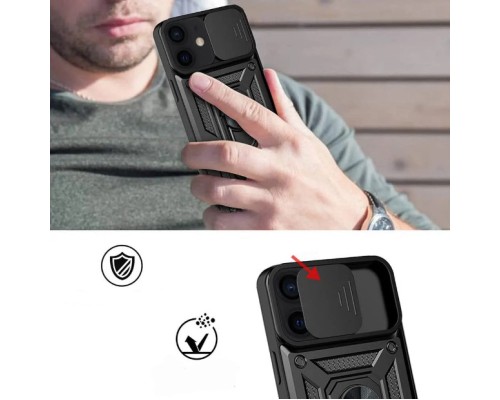 Чохол до мобільного телефона BeCover Military Apple iPhone 11 Black (709949)