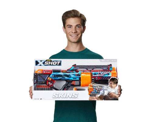 Іграшкова зброя Zuru X-Shot Швидкострільний бластер Skins Last Stand Apocalypse (16 патронів) (36518D)