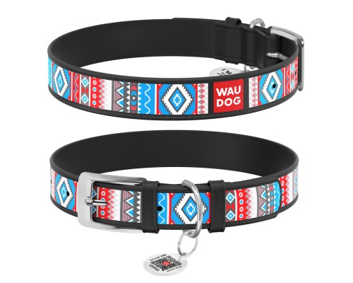 Нашийник для тварин WAUDOG Design з QR паспортом 