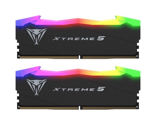 Модуль пам'яті для комп'ютера DDR5 32GB (2x16GB) 7600 MHz Viper Xtreme 5 RGB Patriot (PVX532G76C36K)