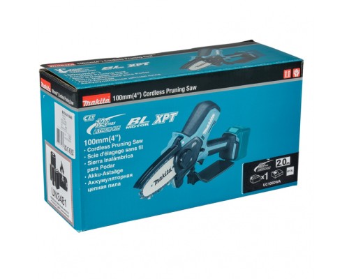 Ланцюгова пила Makita CXT, 12V, 100мм, 2Ah (UC100DWA)