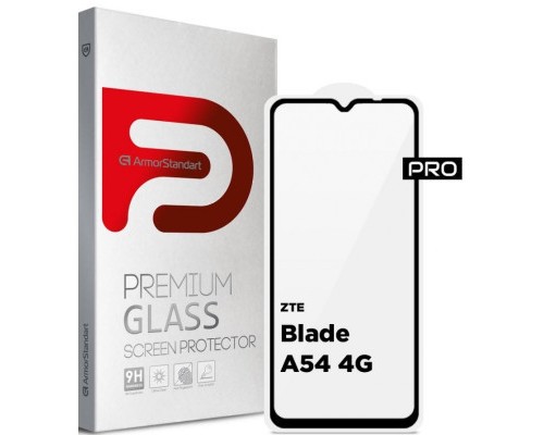 Скло захисне Armorstandart Pro ZTE Blade A54 4G Black (ARM70683)