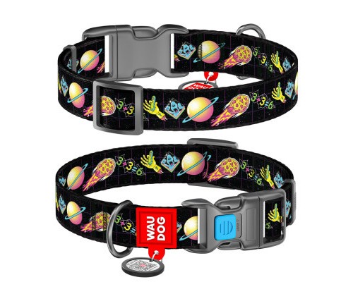 Нашийник для тварин WAUDOG Nylon з QR паспортом 