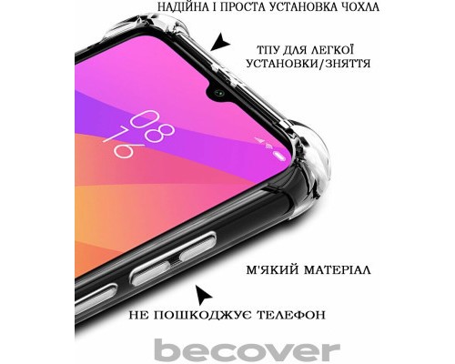 Чохол до мобільного телефона BeCover Anti-Shock Xiaomi Redmi Note 13 Pro 4G Clear (710861)