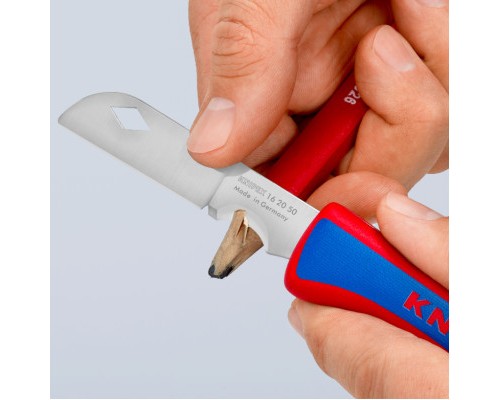 Ніж монтажний KNIPEX електрика складний (16 20 50 SB)