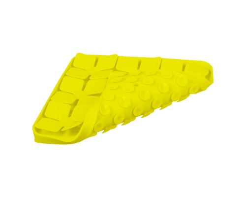 Універсальний посуд для тварин WAUDOG Silicone Килимок для пошуку корму 20х20х1.7 см жовтий (23518)