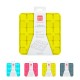 Універсальний посуд для тварин WAUDOG Silicone Килимок для пошуку корму 20х20х1.7 см жовтий (23518)
