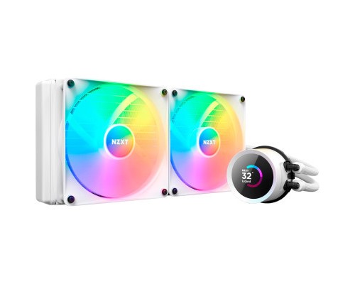 Система рідинного охолодження NZXT Kraken RGB 280mm w/Display, (RL-KR280-W1)