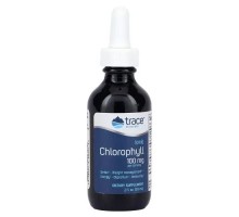 Трави Trace Minerals Ионный хлорофилл в каплях, 100 мг, Ionic Chlorophyll, 59 мл (TMR-00657)