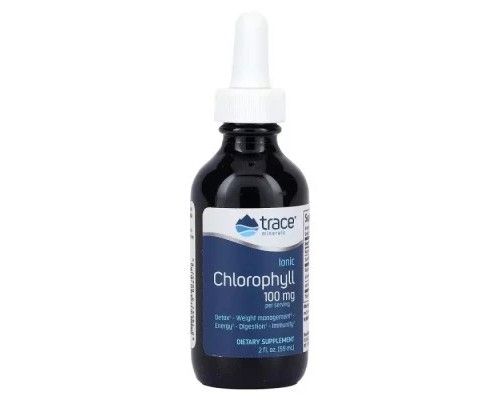 Трави Trace Minerals Ионный хлорофилл в каплях, 100 мг, Ionic Chlorophyll, 59 мл (TMR-00657) Трави Trace Minerals Ионный хлорофилл в каплях, 100 мг, Ionic Chlorophyll, 59 мл (TMR-00657)