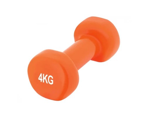 Гантель PowerPlay вінілові 4125 Achilles 2 х 4 кг Помаранчеві (PP_4125_4kg_2in)