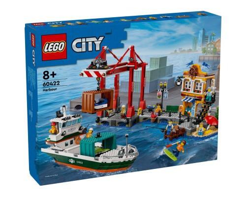 Конструктор LEGO City Морська гавань із вантажним судном (60422)