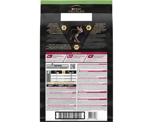 Сухий корм для кішок Purina Pro Plan Sterilised Adult 1+ Savoury Duo Після стерилізації З тріскою та фореллю 1.5 кг (7613036732413) Сухий корм для кішок Purina Pro Plan Sterilised Adult 1+ Savoury Duo Після стерилізації З тріскою та фореллю 1.5 кг (7613036732413)