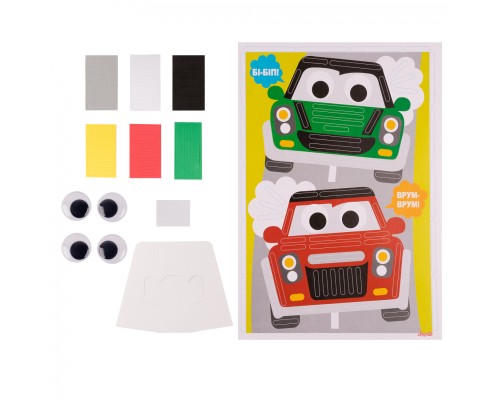 Набір для творчості 1 вересня Машинки Аплікація з фоамірану ЕВА (954565)