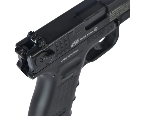 Пневматичний пістолет ASG ISSC M22 Blowback Black (19803)