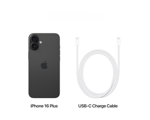Мобільний телефон Apple iPhone 16 Plus 128GB Black (MXVU3)
