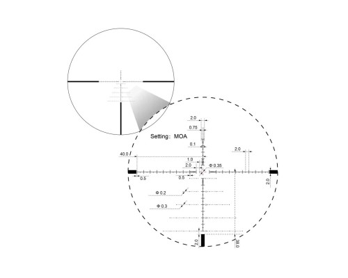 Оптичний приціл Vector Optics Sentinel 6-24x50 (30 мм) illum. FFP (SCFF-57)