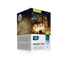 Гірлянда ColorWay Струна LED 100 10 м теплий колір 3 AA Battery (CW-G-100L10NB)