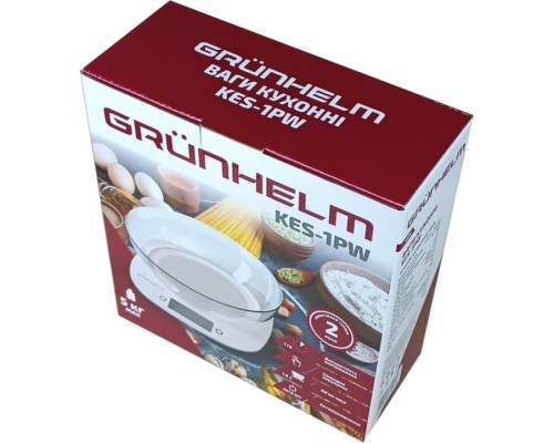 Ваги кухонні Grunhelm KES-1PW