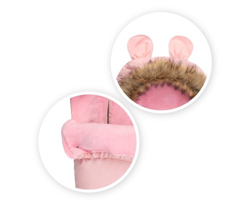 Зимовий конверт MoMi Sleeping bag pink (AKCE00033)