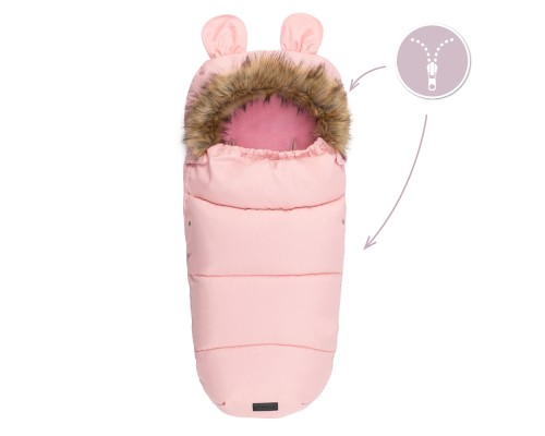 Зимовий конверт MoMi Sleeping bag pink (AKCE00033)