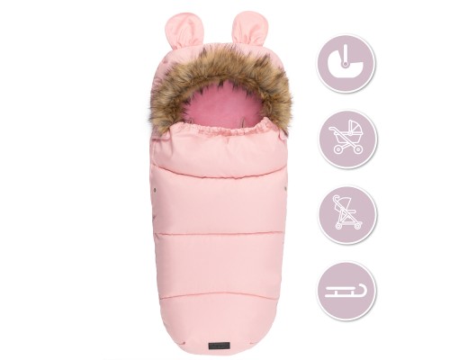 Зимовий конверт MoMi Sleeping bag pink (AKCE00033)