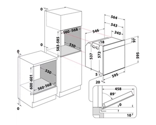 Духова шафа Whirlpool AKZ9 6290 NB