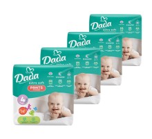 Підгузки Dada Extra Soft 4 Maxi (9-15 кг) 128 шт (4 упаковки по 32 шт) (4820174989606)
