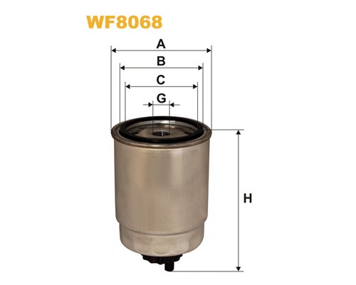 Фільтр паливний Wixfiltron WF8068