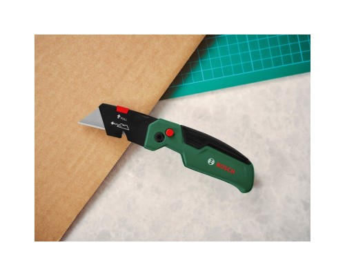 Ніж монтажний Bosch трапецієподібний складний, корпус пластик, 144мм (1.600.A02.75M)