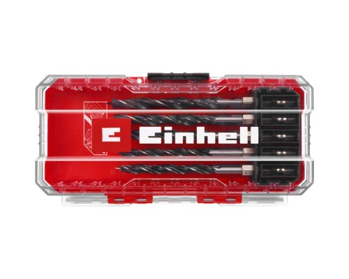 Набір свердл Einhell по дереву 10шт, 3-8мм, кейс (108733)