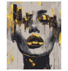 Картина по номерам Santi Спокуса в золоті, 40*50 см, поталь (955285)