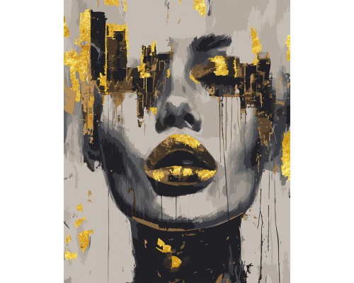 Картина по номерам Santi Спокуса в золоті, 40*50 см, поталь (955285)