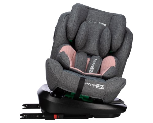 Автокрісло FreeON ULTIMA 360°, 40 - 150 см, рожеве (48938)