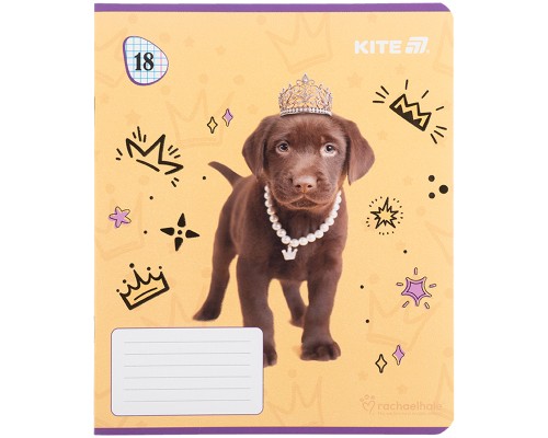 Зошит Kite Rachael Hale, 18 аркушів, клітинка (R25-236)