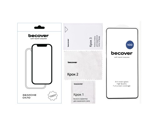 Скло захисне BeCover Realme C75 10D Black (713167)