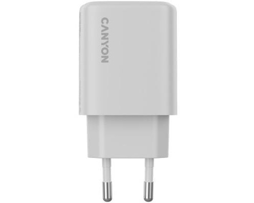 Зарядний пристрій Canyon OnCharge 250 25W 1xPD 1xQC EU White (CNE-CHA250-21)