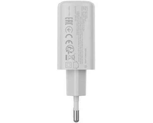 Зарядний пристрій Canyon OnCharge 250 25W 1xPD 1xQC EU White (CNE-CHA250-21)