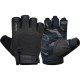 Рукавички для фітнесу RDX T2 Half Blue S (WGA-T2HU-S)
