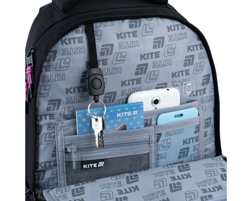 Рюкзак шкільний Kite Education teens 2587M HK-2 Kuromi (HK25-2587M-2)