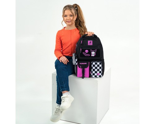 Рюкзак шкільний Kite Education teens 2587M HK-2 Kuromi (HK25-2587M-2)