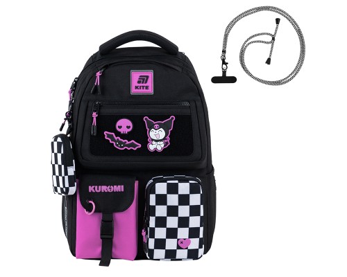 Рюкзак шкільний Kite Education teens 2587M HK-2 Kuromi (HK25-2587M-2)