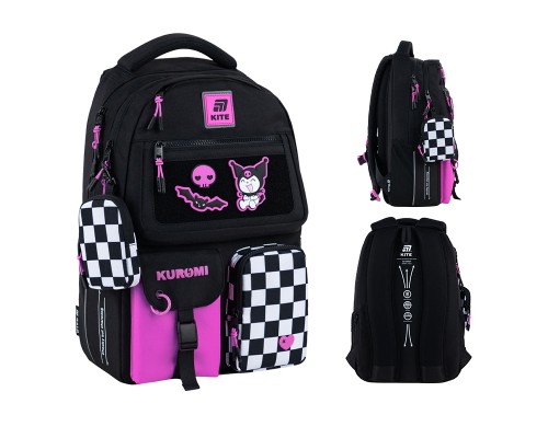 Рюкзак шкільний Kite Education teens 2587M HK-2 Kuromi (HK25-2587M-2)