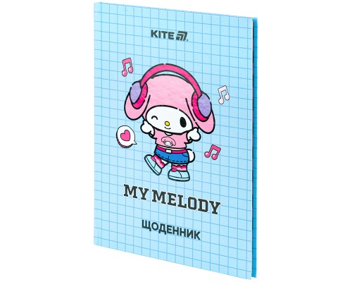 Щоденник шкільний Kite My Melody, тверда обкладинка (HK25-262-5)