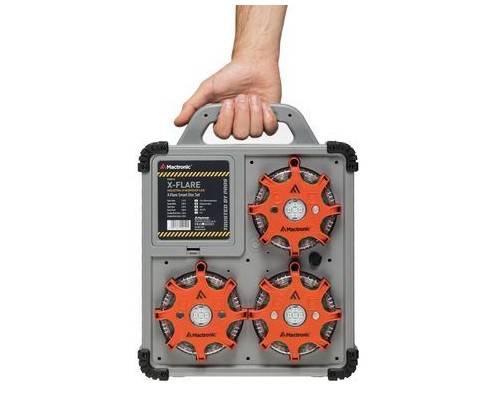 Ліхтар Mactronic X-Flare (30 Lm) Red/Blue/Amber Recharg 12/220V (PSD0112) (DAS302492)