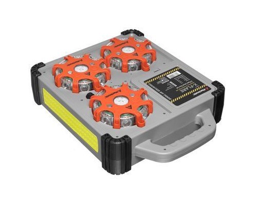 Ліхтар Mactronic X-Flare (30 Lm) Red/Blue/Amber Recharg 12/220V (PSD0112) (DAS302492)