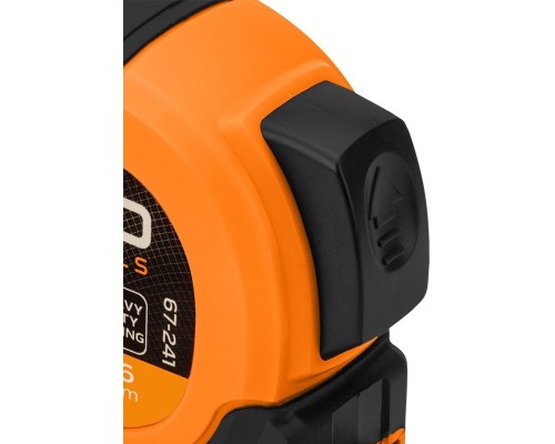 Рулетка Neo Tools Super Black, 3мx16мм, з фіксатором змотування, магніт (67-241)