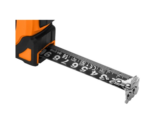 Рулетка Neo Tools Super Black, 3мx16мм, з фіксатором змотування, магніт (67-241)