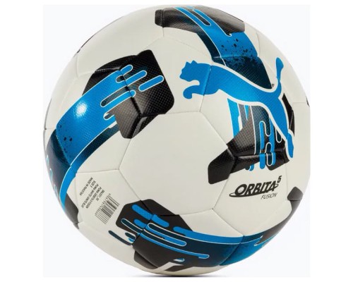М'яч футбольний Puma Orbita 5 Fusion 084331-05 білий, чорний, синій 5 (4067981498666)