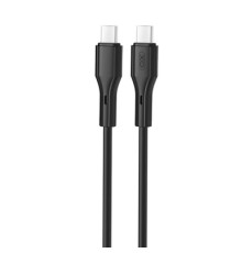 Дата кабель USB-C to USB-C NBQ231B-CC black XO (NBQ231B-CC.black)